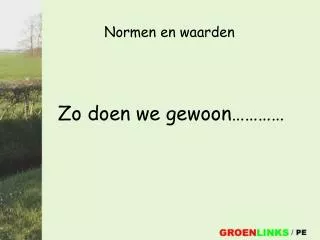 normen en waarden