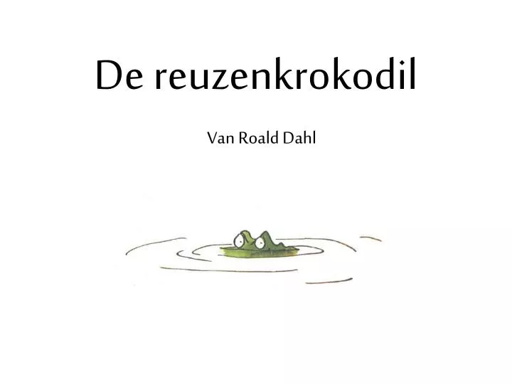 de reuzenkrokodil