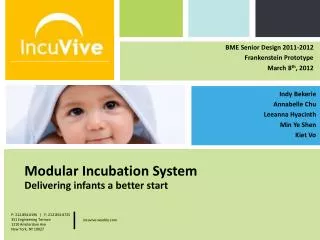 Modular Incubation System