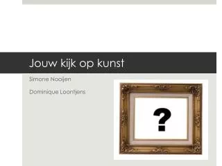 jouw kijk op kunst