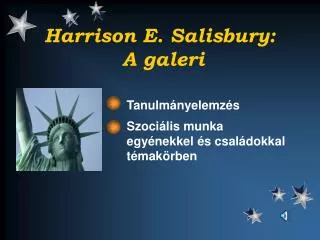 harrison e salisbury a galeri