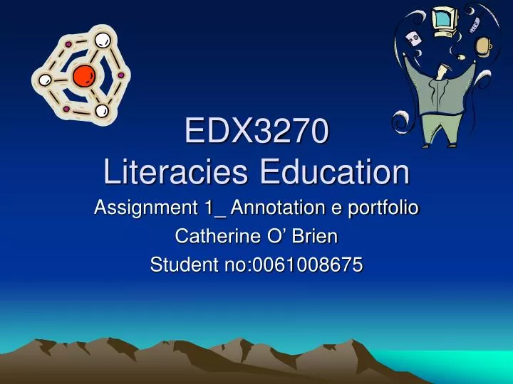 edx3270 literacies education