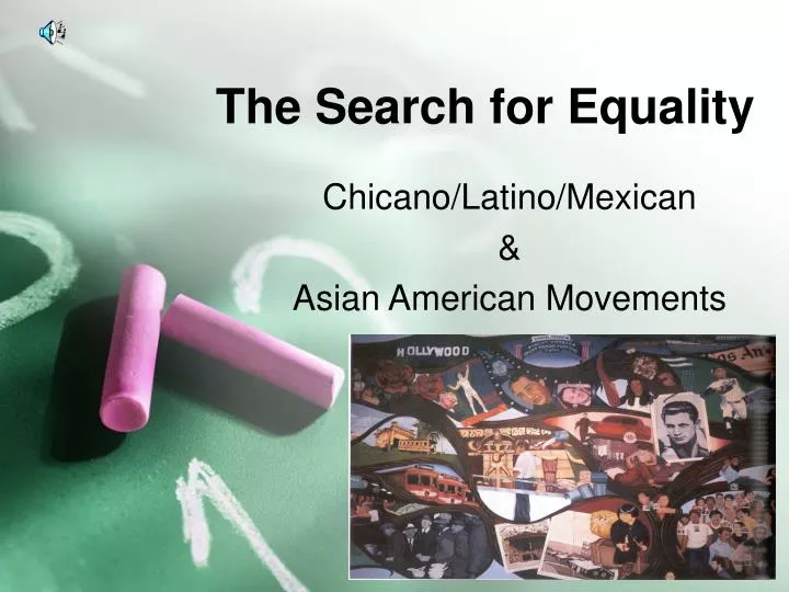 the search for equality