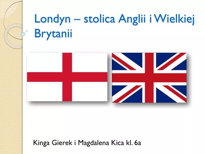 londyn stolica anglii i wielkiej brytanii