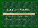 Fall In Love With Poems: Engaging Poetry Activities for Students - slide 1
