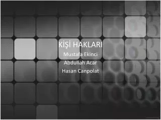 k haklari