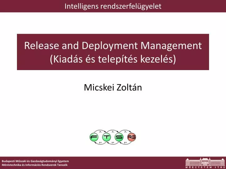 release and deployment management kiad s s telep t s kezel s