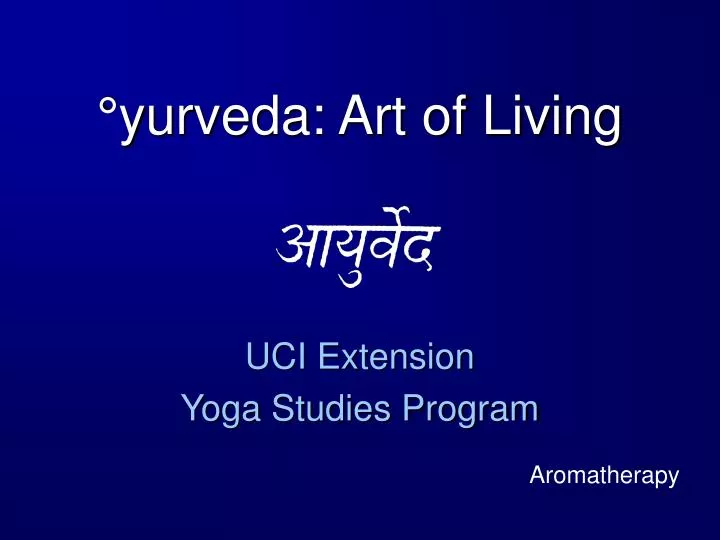 yurveda art of living