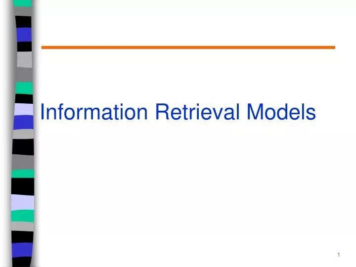 information retrieval models