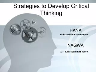 Strategies to Develop Critical Thinking