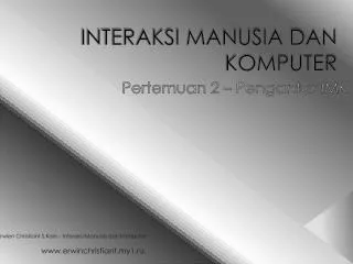 interaksi manusia dan komputer