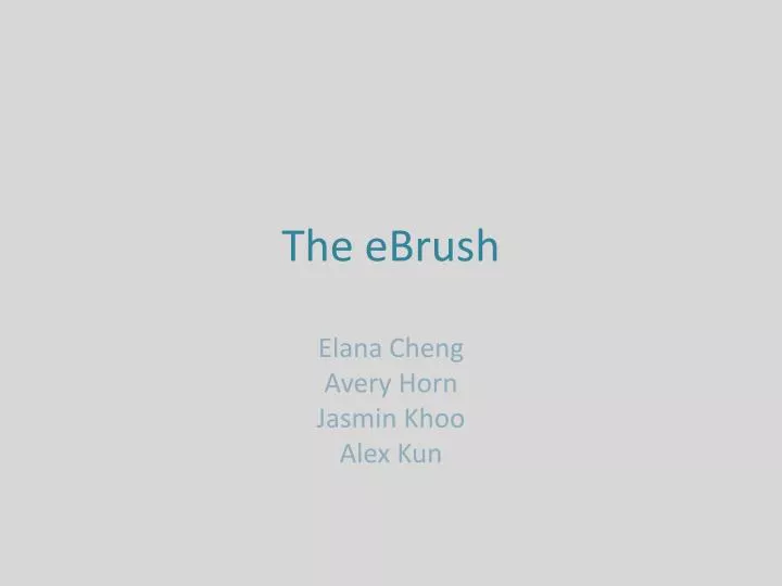 the ebrush