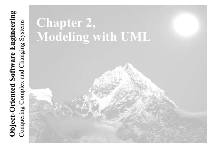 chapter 2 modeling with uml