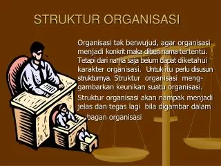 struktur organisasi