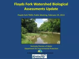 Kentucky Division of Water Department for Environmental Protection