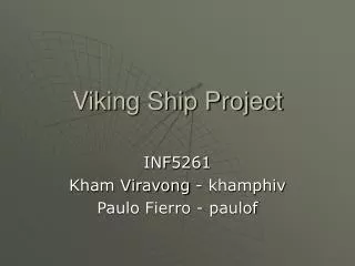 Viking Ship Project