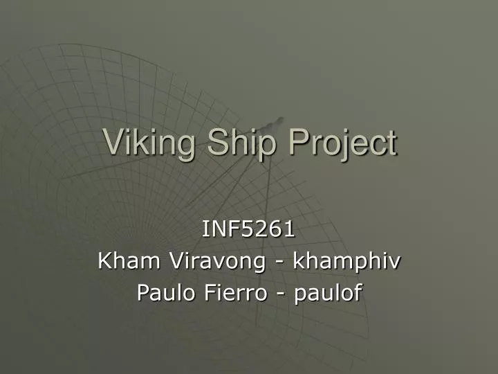 viking ship project