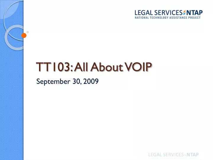 tt103 all about voip