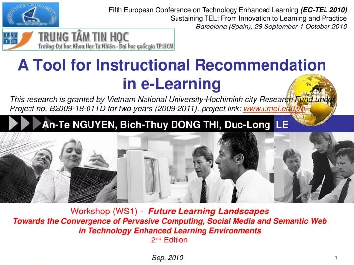 a tool for instructional recommendation in e learning