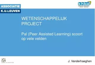 wetenschappelijk project