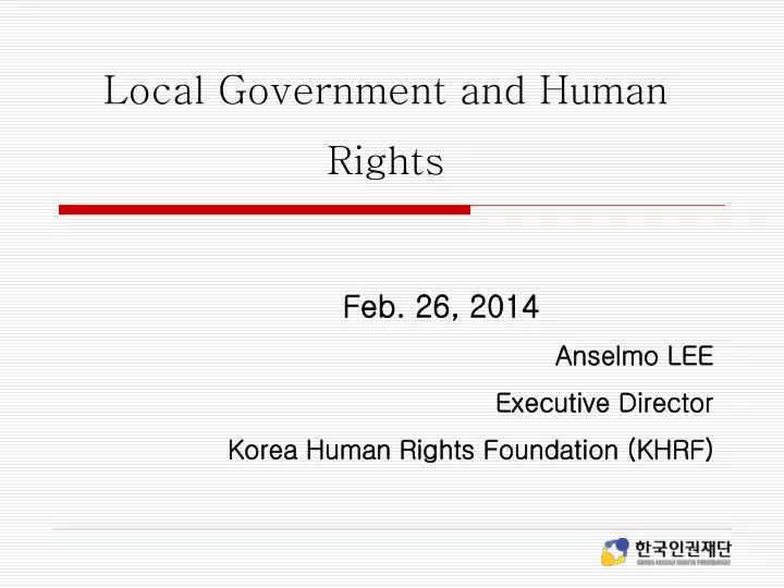 local government and human rights