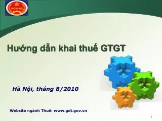 website ng nh thu www gdt gov vn