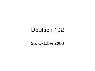 deutsch 102