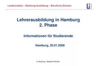 lehrerausbildung in hamburg 2 phase informationen f r studierende