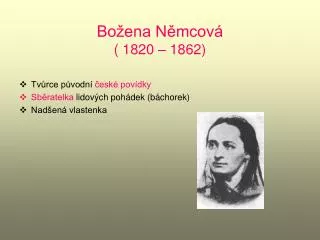 bo ena n mcov 1820 1862