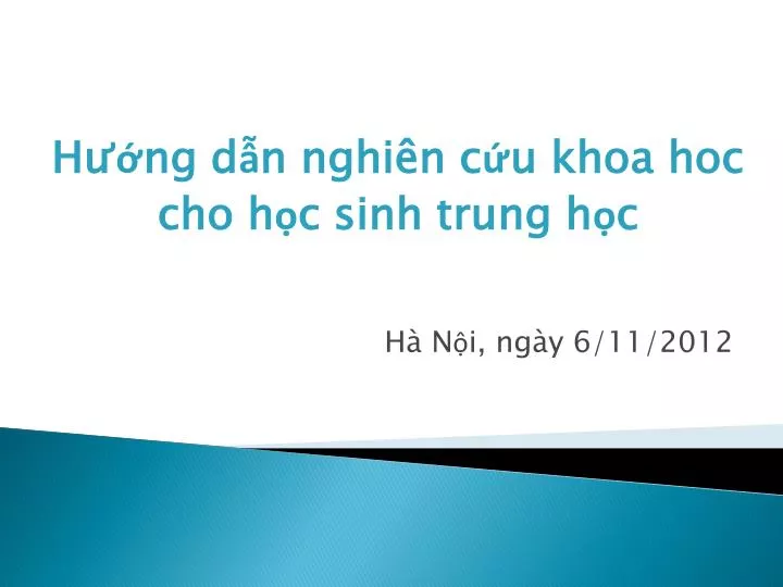 h ng d n nghi n c u khoa hoc cho h c sinh trung h c