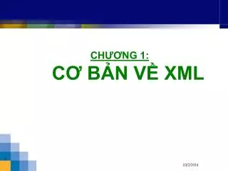 ch ng 1 c b n v xml