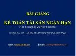 BÀI GIẢNG - slide 1