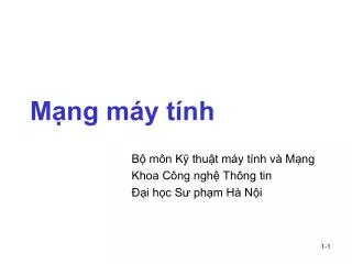 m ng m y t nh