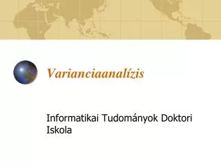 varianciaanal zis