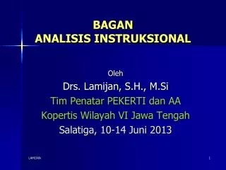 bagan analisis instruksional