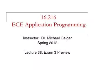 16 216 ece application programming