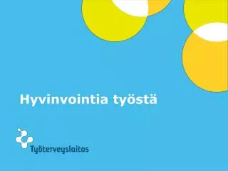 hyvinvointia ty st