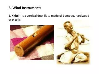B. Wind Instruments