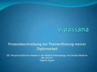 vipassana