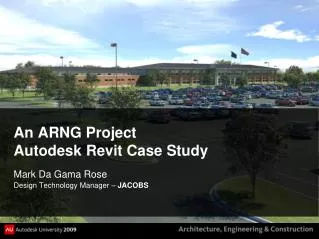 An ARNG Project Autodesk Revit Case Study