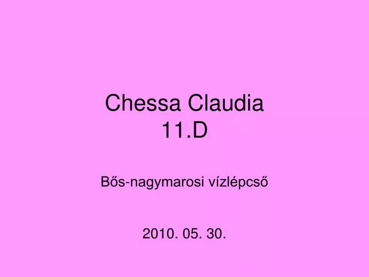 chessa claudia 11 d