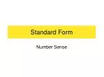 Standard Form - slide 1