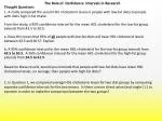 The Role of Confidence Intervals in Research - slide 1