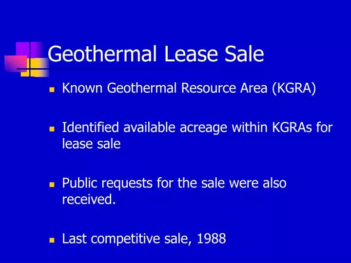 geothermal lease sale