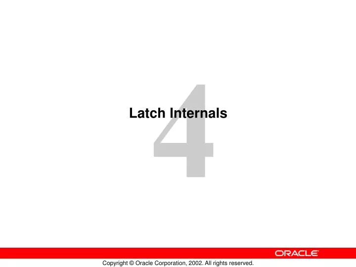 latch internals