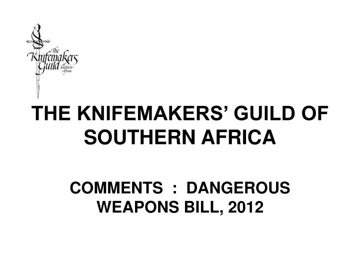 the knifemakers guild of southern africa