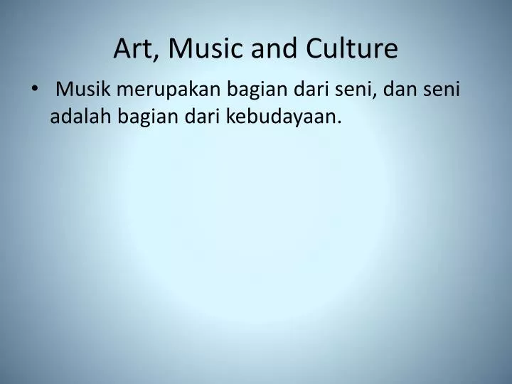 art music and culture