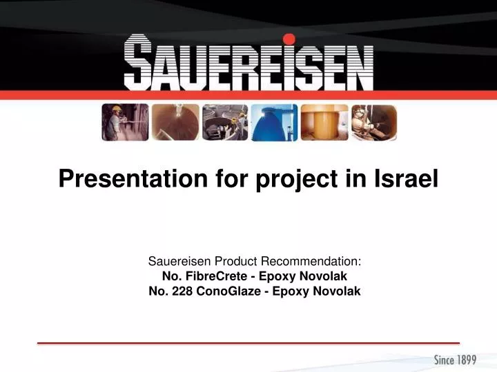 presentation for project in israel