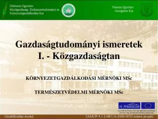 gazdas gtudom nyi ismeretek i k zgazdas gtan