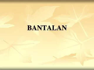 bantalan